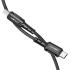 ACEFAST C23-01 Type-C to Lightning 30W PD Fast Charging Cable 1.2m Braided, USB-C to iPhone, Smart Chip, Reinforced Zinc-Alloy Connectors USB 2.0 Data Sync, Durable for iPhone/iPad - Black